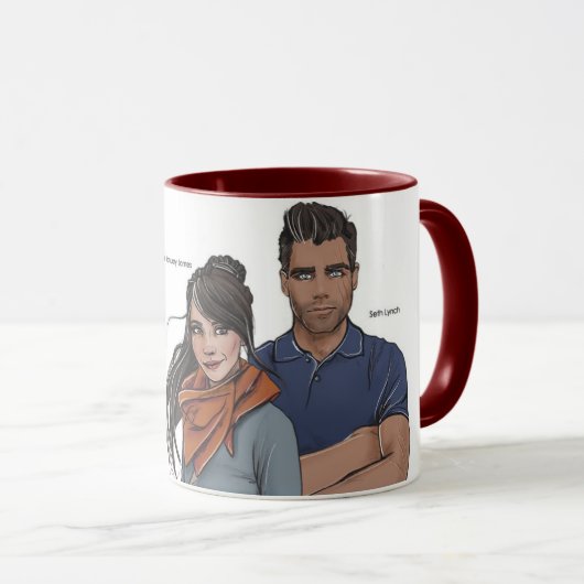 Équipe 52 Mug - Seth et janvier (Devant droit)