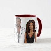 Équipe 52 Mug - Ty and River (Devant droit)