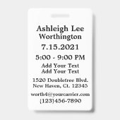 Équipe Badge Sweet 16 - Voir au verso (Arrière)