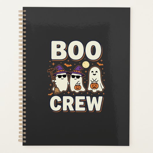 Équipe Boo fantômes de Halloween Conception vector (Devant)