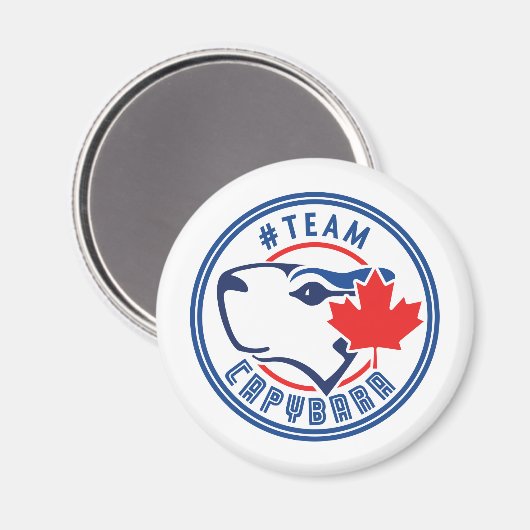 Équipe Capybara Magnet (Recto/Verso)