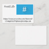 Équipe # cartes de Buissness (Devant / Derrière)