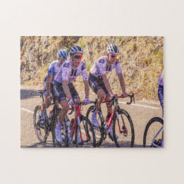 Équipe cycliste en course à vélo Jigsaw Puzzle