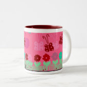 Équipe cycliste Fran Butterfly Mug (Devant droit)
