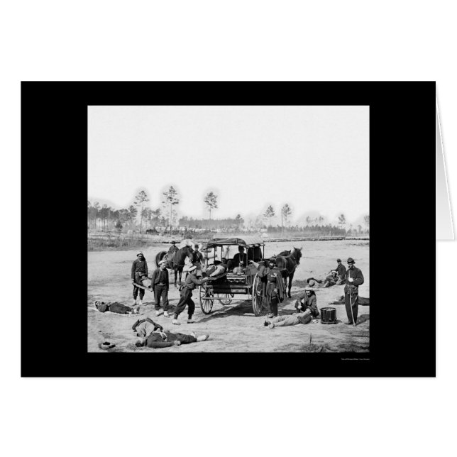 Équipe d'ambulance de Zouave 1863 (Devant horizontal)