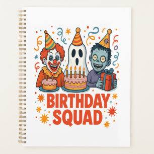Équipe d'anniversaire Halloween Clown Effrayant Fa