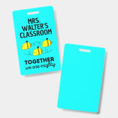 Équipe de badge abeille personnalisée Accessoire d (Avant & arrière)