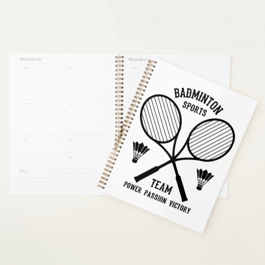 Équipe de badminton (Devant avec enveloppe)
