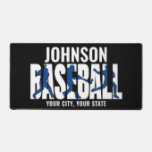 Équipe de baseball AJOUTER NOM Champion Joueur de  (Recto)