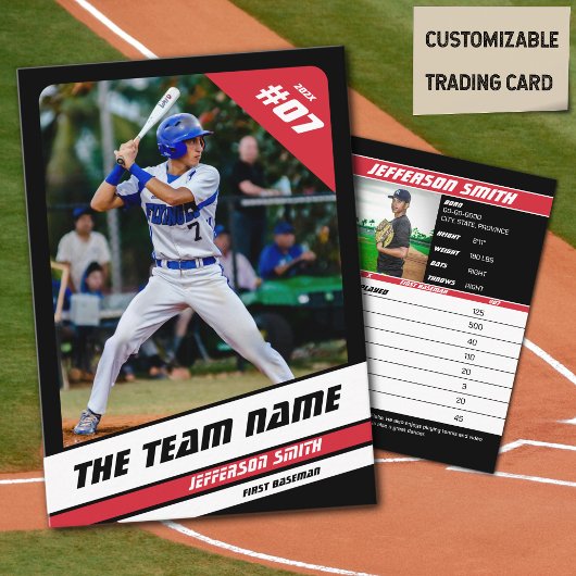 Équipe de baseball carte de commerce Sport cadeau 