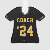 Équipe de baseball noir et jaune Jersey (devant)