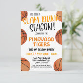 ÉQUIPE DE BASKETBALL FIN DE SAISON INVITATION PART (Debout devant)