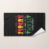 Équipe de cadeaux de Noël Rudolf (Serviette à main)