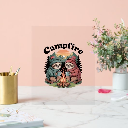 Équipe de camping Sloth Feu de camp officiel (Mariage)