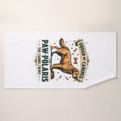 Équipe de Canidés Graphique Vintage de Chien avec (Serviette de bain)