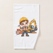 Équipe de construction junior (Serviette à main)