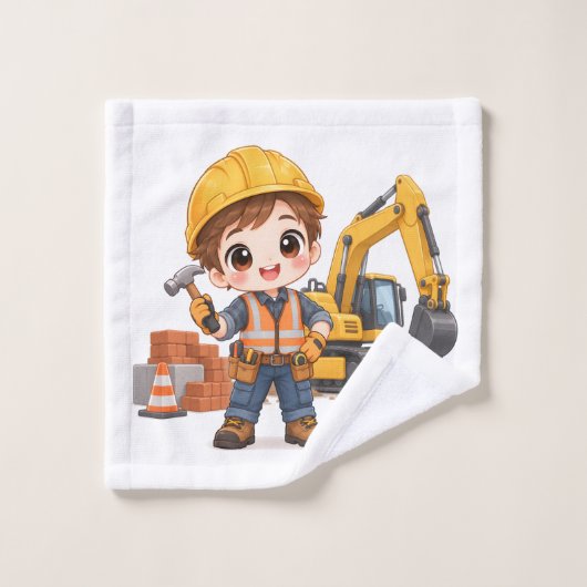 Équipe de construction junior (Gant de toilette)