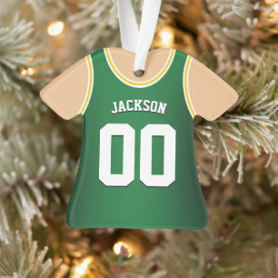 Équipe de couleur verte et jaune Basketball tank