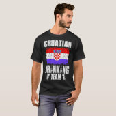 Équipe de Croatie de boisson tshirt de Noël (Devant entier)