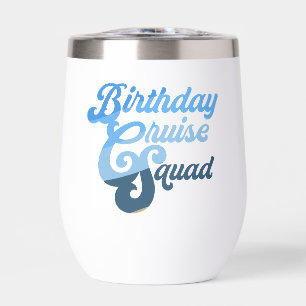 Équipe de croisière d'anniversaire