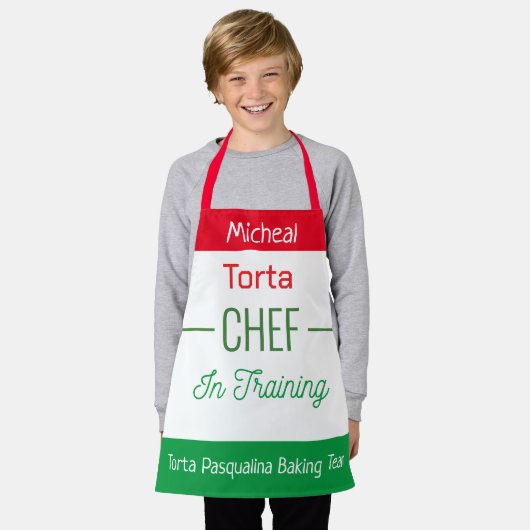 équipe de cuisine torta - tablier pour enfants (Porté)