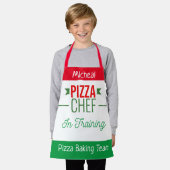 Équipe de cuisson à la pizza - tablier pour enfant (Porté)