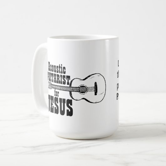 Équipe de culte Mug Accoustique pour Jésus (Devant gauche)