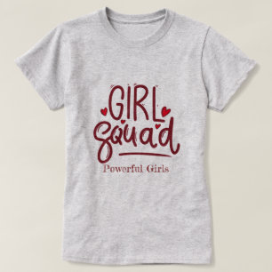 Équipe de filles T-shirt motivationnel pour fill