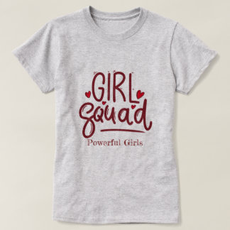 Équipe de filles | T-shirt motivationnel pour fill