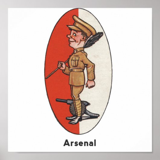 Équipe de football anglais - Arsenal Poster (Devant)