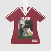 Équipe de football Editable Sport Jersey avec phot (dos)