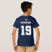 Équipe de France de Football #19 T-shirt (Dos entier)