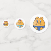 Équipe de haricot Mignon Confetti d'animaux de Ham (Derrière)
