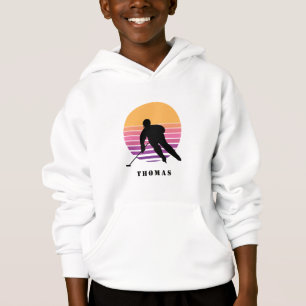 Équipe de hockey sur glace Retro Sunset Nom de l'e