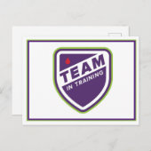 Équipe de la carte postale Formation (Devant / Derrière)