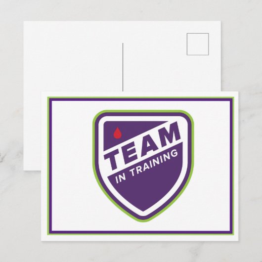 Équipe de la carte postale Formation (Devant / Derrière)