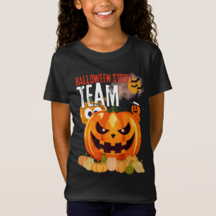 Équipe de la rue Halloween Boo Drôle et t-shirt mi