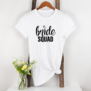 Équipe de mariée engagée T-Shirt de mariage amusan