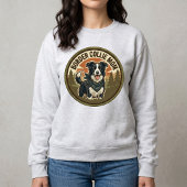 Équipe de mères Border Collie Sweatshirt à col ron