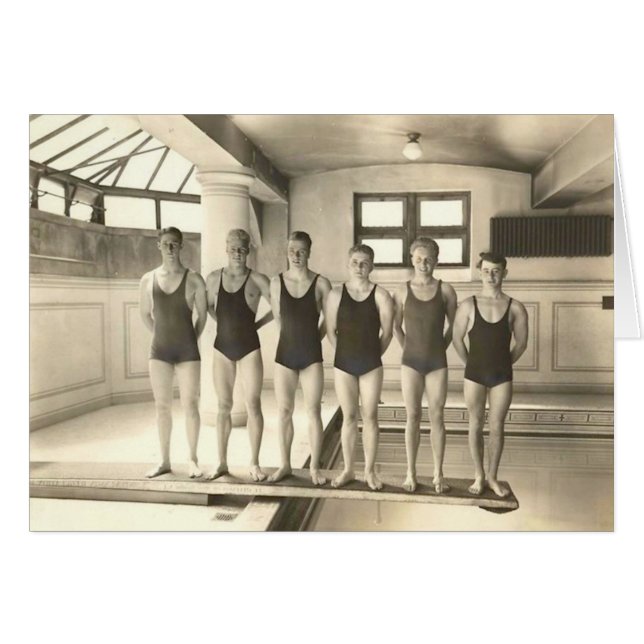Équipe de natation 1922 (Devant horizontal)