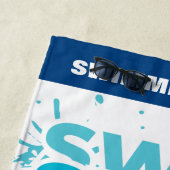 Équipe de natation personnalisée Serviette de bain (En situation)