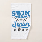 Équipe de natation Senior 2026 (Serviette à main)