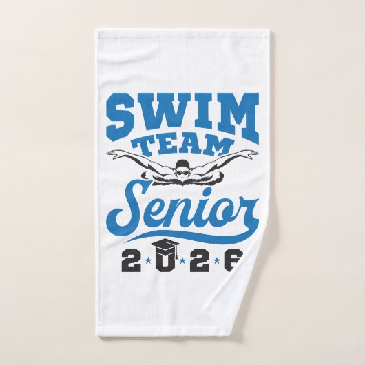 Équipe de natation Senior 2026 (Serviette à main)