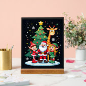 Équipe de Noël Santa Girafe Elfe Dabbing Ensemble (Mariage)