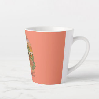 Équipe de Randonnée de fentes rétro Latte Mug - Le