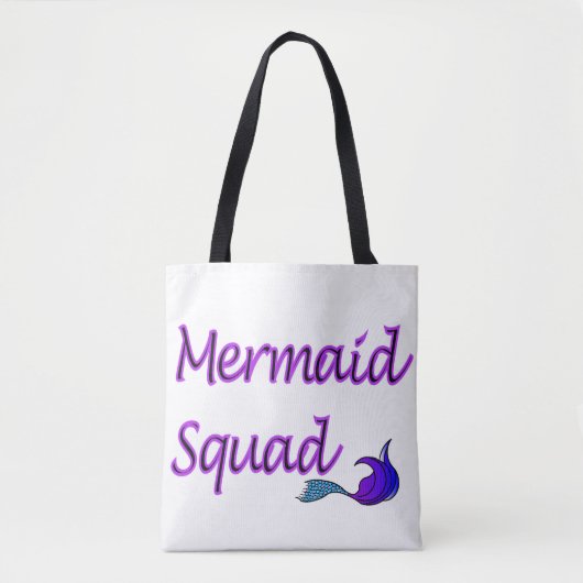 Équipe de sirène avec sac fourre-tout de queue vio (Devant)
