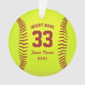 Équipe de softball personnalisée (devant)