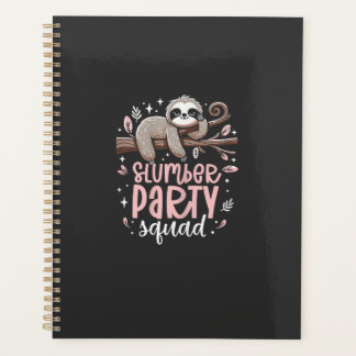 Équipe de soirée pyjama de paresseux enfants fille