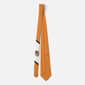 Équipe de sport Bouledogues orange cravate blanche (Dos)