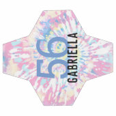 Équipe de teinture rose Jersey Numéro et nom (Plat)